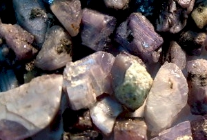 Indian uncut alexandrite