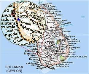 Map of Horana