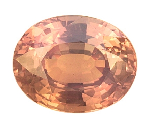 Certified Strong Change  Alexandrite Oval 3.52cts.