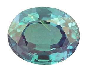 Strong Color Change Alexandrite Oval .96ct.