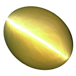 Sharp Chrysoberyl Cat's Eye Oval 2.29cts.